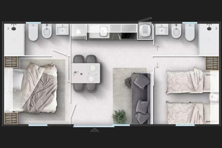 Premium Mobile Home In Novalja Eksteriør billede